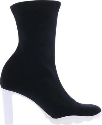 Alexander McQueen Dames Rubber Scuba Laars - Dames - Laarzen met Hak - Zwart - 39 EU - Schoenen