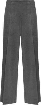 Elena Miro Broeken, Dames, Grijs, 2Xl, Nylon, Jersey Pull-on Broek