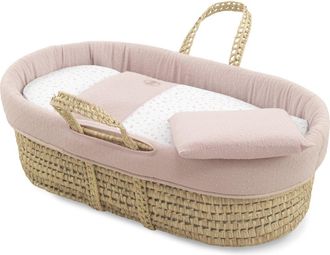 Cambrass Moises de palma acolchado une rosa 39x80x25 cm