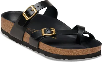 Birkenstock Womens Mayari Thong Sandal In New Dressy Black