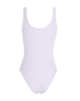 Diesel Womens Bodysuit Maura White Cotton Tops Top