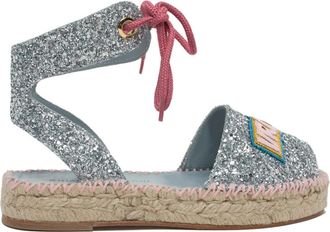 Chiara Ferragni Zilveren Espadrilles - Dames - Sandalen - Grijs - 38 EU - Schoenen