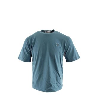 Stone Island T-Shirts, male, Blue, Size: XS T-shirt