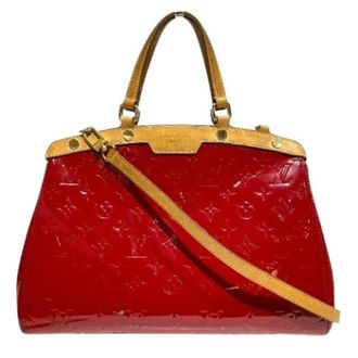 Louis Vuitton Pre-owned Handbags, female, Red, Size: ONE SIZE Pre-owned Vintage Patent Leather Shoulder Bag