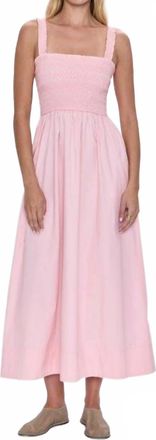 Pistola Denim Genevieve Midi Dress In Pink