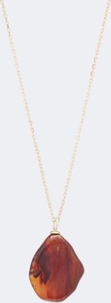 Victoria Beckham Ambra gold-plated pendant necklace
