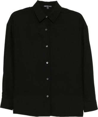 James Perse Button-up blouse - Zwart