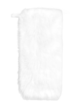 Dolce & Gabbana faux-fur scarf - White