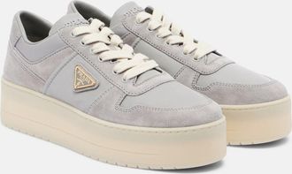 Prada Downtown Re-Nylon platform sneakers