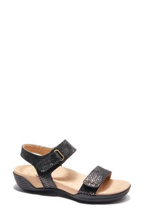Hälsa Footwear Dominica Sandal in Black/Silver at Nordstrom, Size 6.5