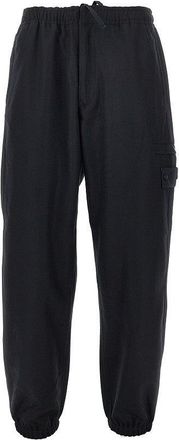 Stone Island Flannel pants with Logo Badge Man 33