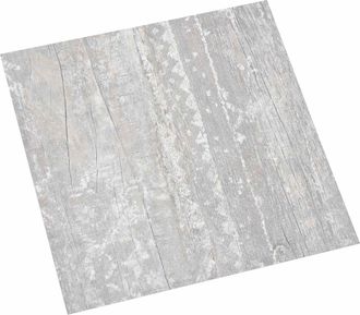 vidaXL Tableros De Suelo Gris Claro Y Blanco. 5,11 M&sup2; 55 Uds. Pvc Vidaxl