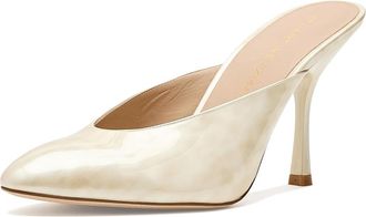 Stuart Weitzman Vinnie 85 Pump Womens Slippers Linen : 6.5 M, Leather