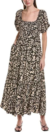 Saltwater Luxe Short Sleeve Maxi Dress