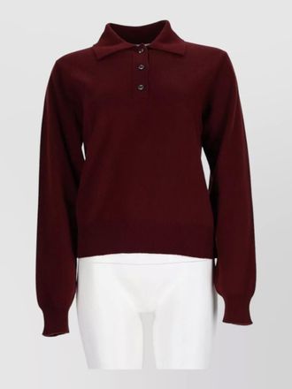 Maison Margiela virgin wool polo sweater
