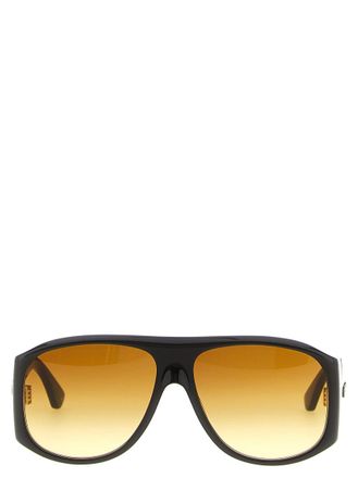 Chlo&eacute; Black Oval Sunglasses