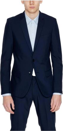Antony Morato Blauw Polyester Pak Jas Collectie - Heren - Business blazers - Blauw - L - Polyester - Kostuums