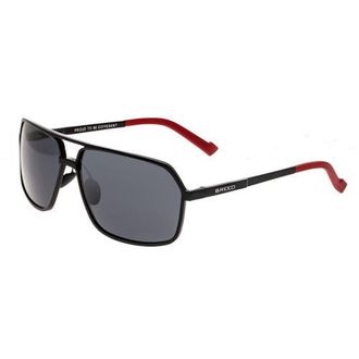 Breed Fornax Aluminium Polarized Sunglasses in Black/black at Nordstrom