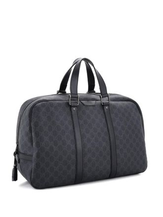 Gucci Zip Weekender GG Coated Canvas Large tote bag - Black