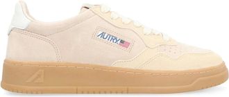 Autry Sneakers, female, Beige, Size: 6 US Medalist Suede Sneakers