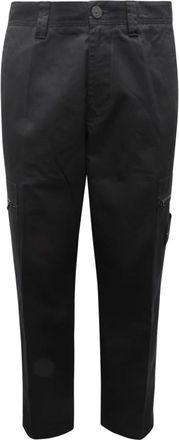 Stone Island Ghost Regular Cargo Pants - Heren - Slim Fit Broeken - Zwart - W30 - Broeken