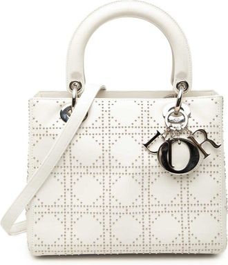 Dior Pre-owned Dior Medium Calfskin Studded Lady Ladies KBYOFFV78D1LRM4V