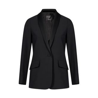 Antonelli Pandolce Blazer - Dames - Jassen - Zwart - Maat: XS Wol