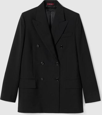 Gucci Double-breasted Wool Jacket, Blue, Ready-to-wear
