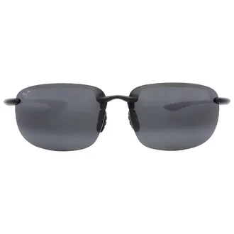 Maui Jim Hookipa XLarge Nuetral Grey Rectangular Mens Sunglasses 456-02 67