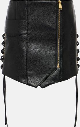 SIMKHAI Leather miniskirt