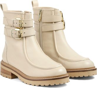 L.k. Bennett Bennie Chunky Anke Bootie in Ecru at Nordstrom, Size 10Us