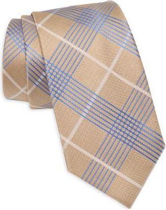 Tommy Hilfiger Hayden Plaid Tie in Taupe at Nordstrom Rack