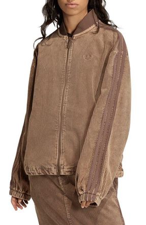 adidas Originals Cotton Corduroy Jacket in Earth Strata at Nordstrom, Size Medium