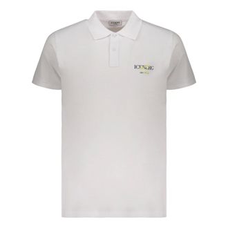 Iceberg Short-sleeved Polo with Logo - male - Iceberg - Polo Shirts - White - 2XL - Tops