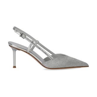 Sergio Levantesi Pumps, female, Gray, 6 UK, Giulia Slingback Pump with Rhinestones