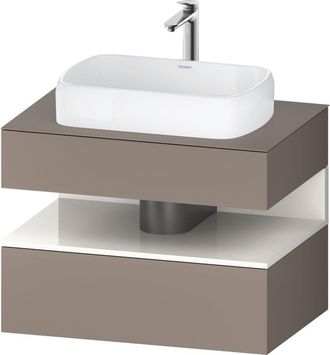 Duravit Duravit Qatego Consola Mueble Bajo Lavabo, 1 Extra&iacute;ble, 1 Caj&oacute;n