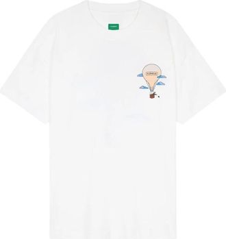 Flaneur A&eacute;ronautique T-Shirt - Heren - T-shirts - Wit - M - Katoen - Tops