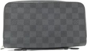 Louis Vuitton Pre-owned Vintage Lange Portemonnee (Bi-fold) - Heren - Vintage Accessoires - Grijs - ONE Size - Vintage