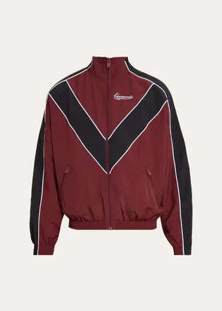 Willy Chavarria Mens Badboy Nylon Track Jacket