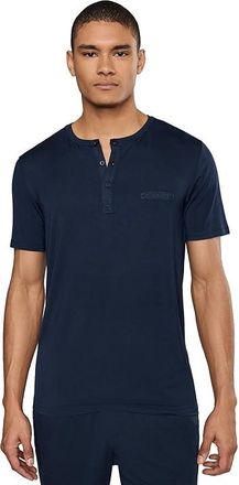 Calvin Klein Underwear Ultra Soft Modal Short Sleeve Henley Mens Jumpsuit & Rompers One Piece Shoreline : XL, Elastane/Modal