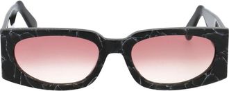 GCDS Gd 0016 Zonnebril - unisex - Zonnebrillen - Zwart - 56 MM - Accessoires
