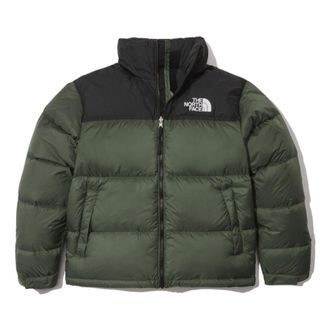 The North Face FW221996 Eco Nuptse Jacket Asia Sizing Green Black NJ1DN90C