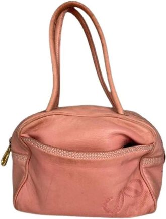 Loewe Pre-owned Handbags, female, Pink, Size: ONE SIZE Pre-owned Handbag