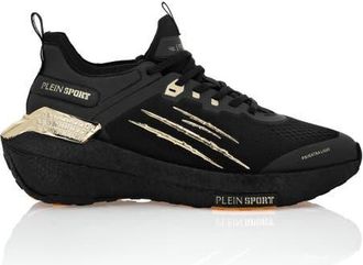 Plein Sport Stealth Runner Extra Light Unisex in Black/lightgold at Nordstrom, Size 35