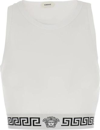 Versace Tops - Dames - Tops zonder mouwen - Wit - M - Tops