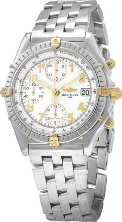 Breitling Pre-owned Breitling Chronomat Chronograph Automatic Chronometer White Dial Mens Watch B130501