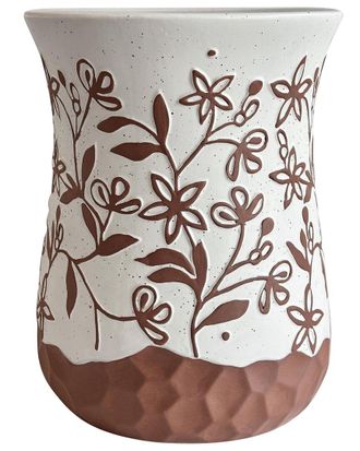 TOV Furniture Tov Furniture Ceramic Carved Terracotta Table