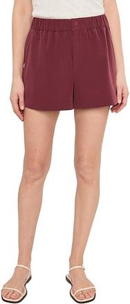 Varley Nila Mid Rise Shorts Womens Shorts Port : XXS 3.5, Elastane/Polyester