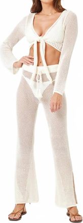 L*Space Coast Is Clear Lost Cabos Pants In Cream