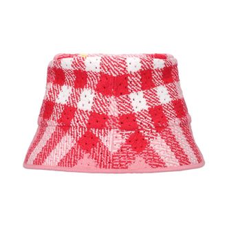 Burberry Hats, female, Red, Size: M Summer Hat
